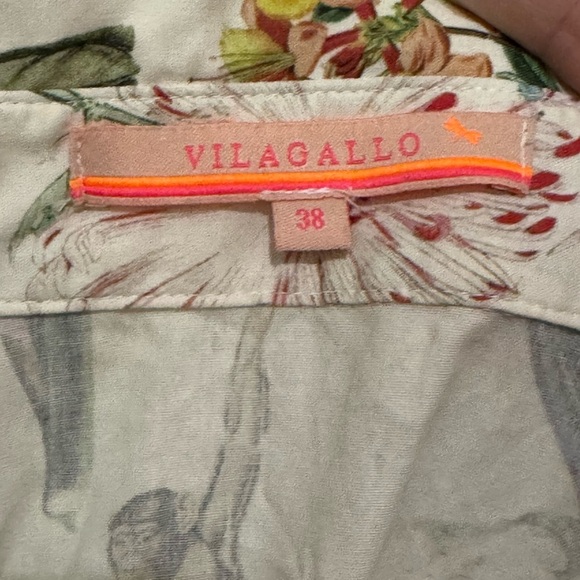 Vilagallo Green and Brown Mini Sundress Resort Wear - Picture 3 of 11